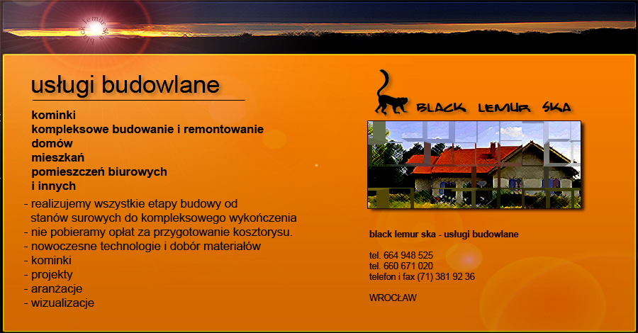 kompleksowe usługi budowlane, kominki